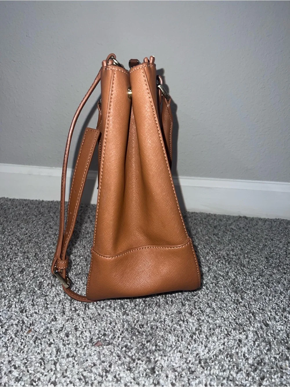Tory Burch Robinson Double Zipper Tote Leather Bag